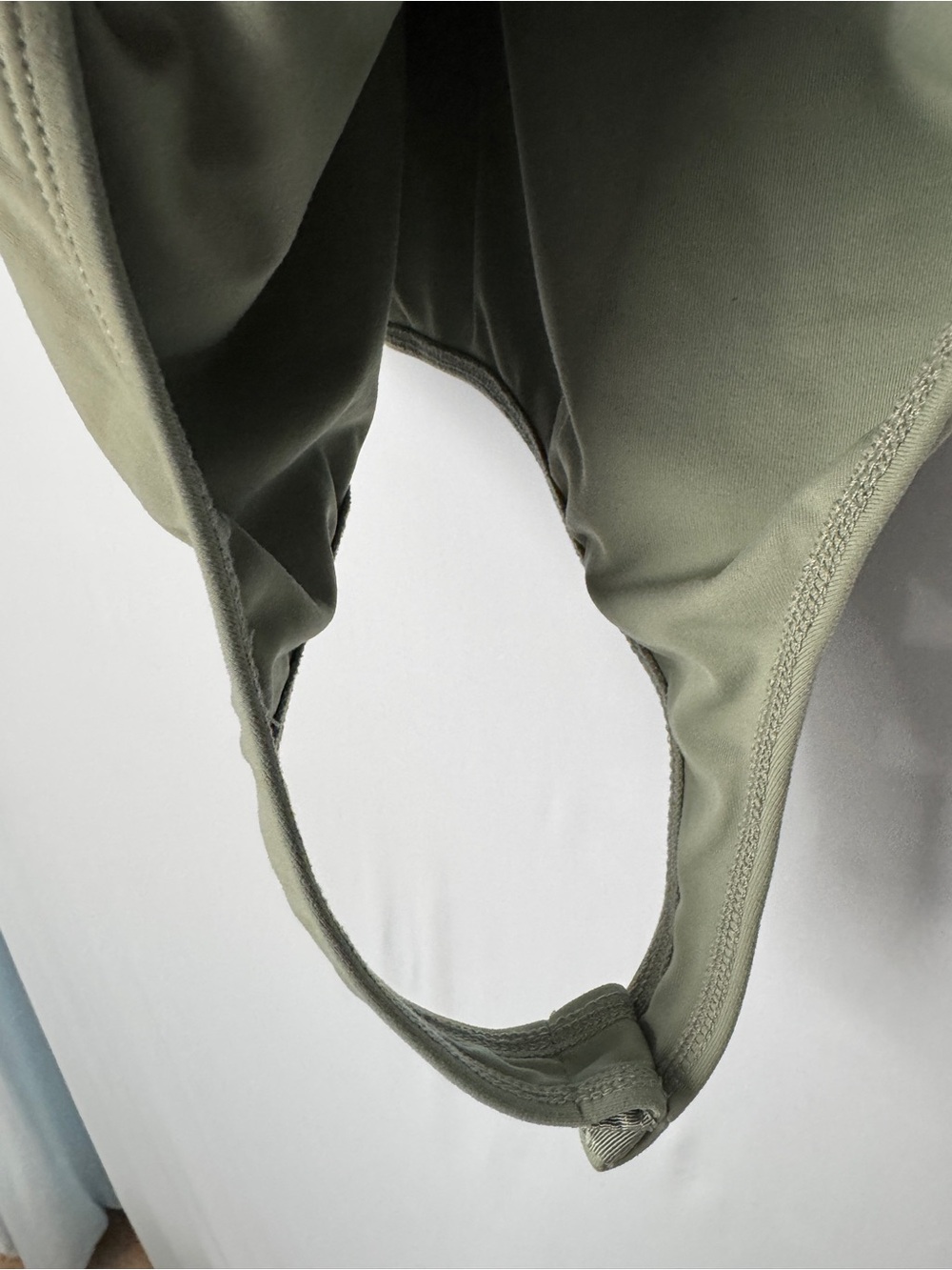 Francescas Blue Rain Large Sage Green Sleeveless Bodysuit Soft Smoothing Sculpt - Picture 7 of 7